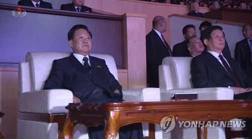 中지도부, 北최룡해·김재룡에 축전…"교류·협조 강화"