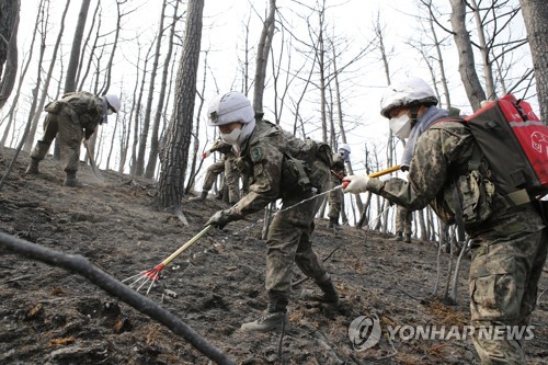 [강원산불] 인제 진화율 90%…주택 피해 162채로 늘어