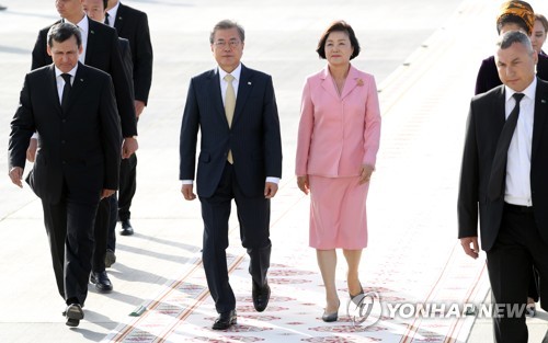 문 대통령, 오늘 한-투르크멘 정상회담…신북방정책 협력 논의