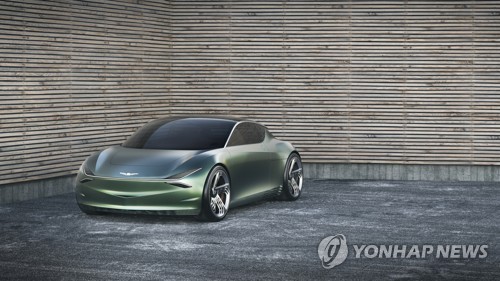 제네시스 전기차 콘셉트카 '민트' 공개…"씨티카 지향"