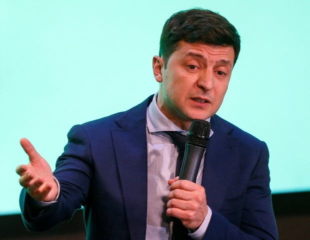우크라이나의 코미디언 출신 정치 신인 볼로디미르 젤렌스키 대통령 후보.(사진=연합뉴스)