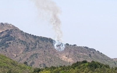 강원 고성 전방 DMZ 북측구역서 산불…남쪽 번지지 않고 꺼져