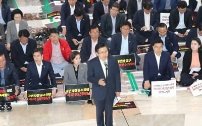 황교안 "패스트트랙 3개 악법 저지…반독재투쟁 지금부터 시작"