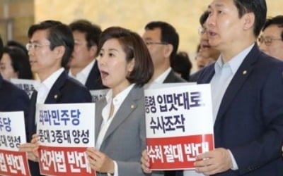 "날치기 막겠다" 육탄저지 나선 한국당…'패스트트랙 봉쇄작전'