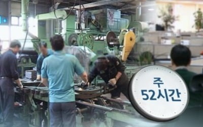 주 52시간제 사업체 노동시간 감소세…고무제조업 9.6시간↓