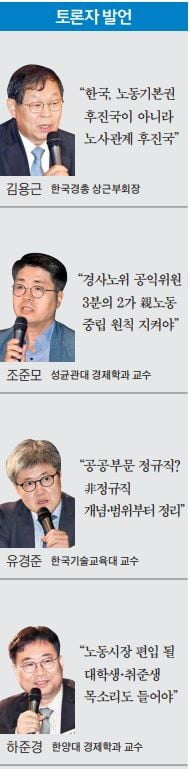 문성현 경사노위 위원장 "노동시장 경직성 부른 호봉제 폐지 고민할 때"