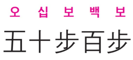 신동열의 고사성어 읽기 오십보백보 五 十 步 百 步 | 생글생글