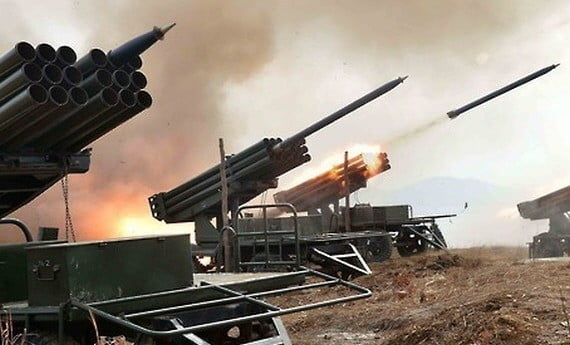 더불어민주당 싱크탱크인 민주연구원이 북한의 발사체 발사가 군사적 도발 의도가 아니라고 주장했다. 사진=연합뉴스