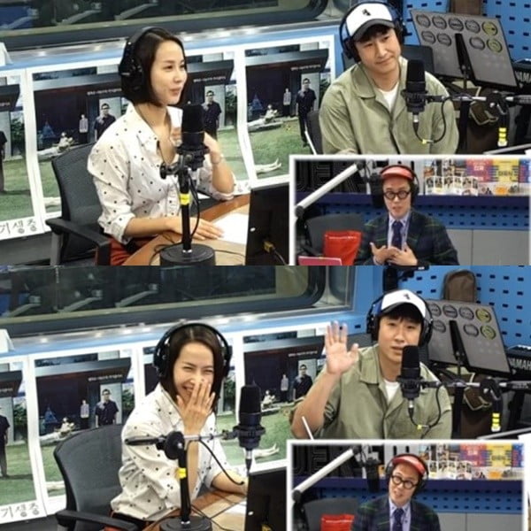 영화 '기생충' 조여정, 이선균/사진=SBS 파워FM '김영철의 파워FM' 보이는 라디오 영상 캡처