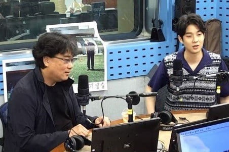 '기생충' 봉준호 감독, 최우식/사진=SBS 파워FM '최화정워 파워타임' 영상 캡처