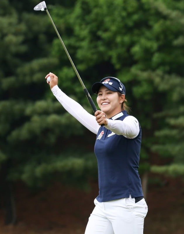 [포토] 우승 확정후 기뻐하는 김지현