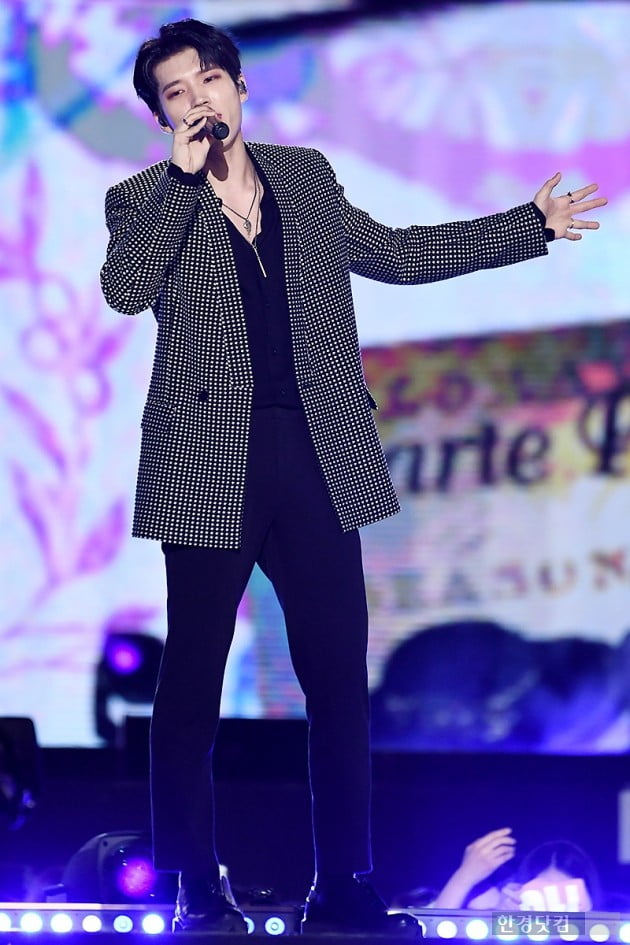 [포토] 남우현, 인스피릿 향해 '사랑해~' (2019 드림콘서트)