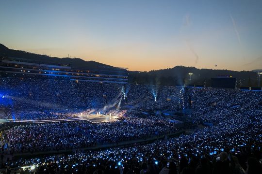 4일 오후(현지시간) 미국 캘리포니아주 패서디나 로즈볼 스타디움. / 제공=빅히트엔터테인먼트