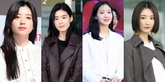 배우 한효주(왼쪽부터), 정은채, 김고은, 고준희/텐아시아DB