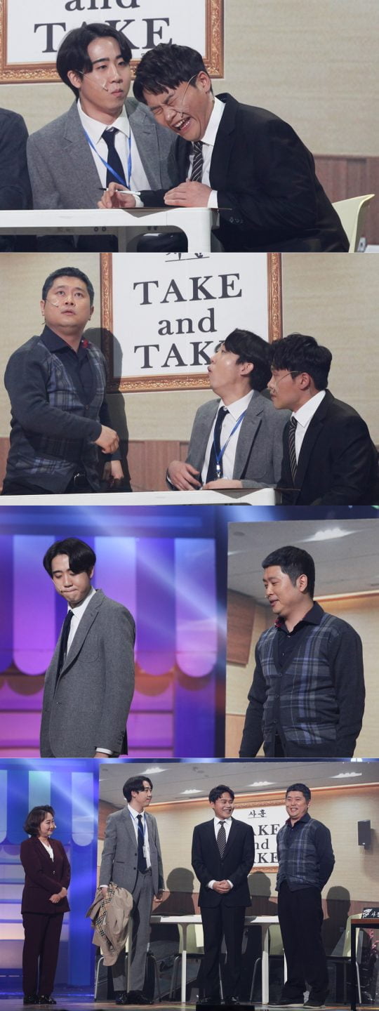 ‘개그콘서트’ 코너 받아버려/사진제공=KBS2 ‘개그콘서트’