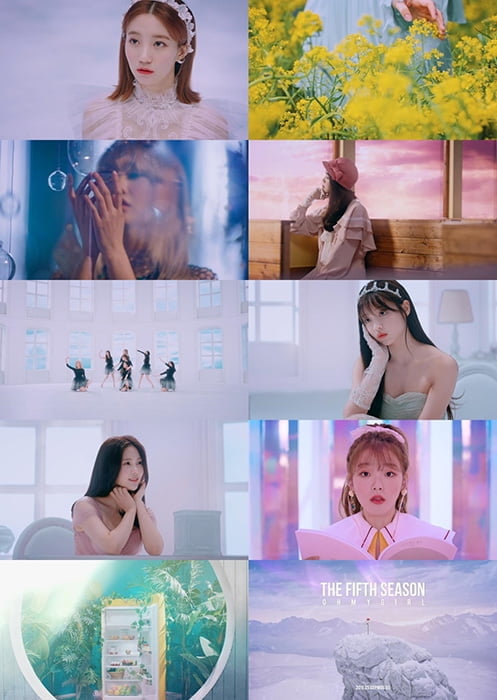 ‘컴백 D-1’ 오마이걸, 타이틀곡 ‘다섯 번째 계절’ 뮤직비디오 티저 오픈