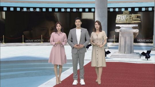 ‘접속! 무비월드’ 장예원(왼쪽부터), 김주우, 김소원 아나운서. /사진제공=SBS