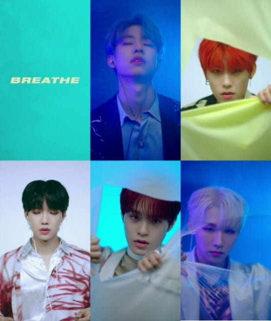 그룹 AB6IX(에이비식스)의 ‘BREATHE(브리드)’ 뮤직비디오 티저 영상 캡처/사진제공=브랜뉴뮤직