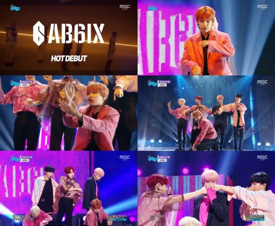 ‘음악중심’ AB6IX./ 사진=MBC 방송화면