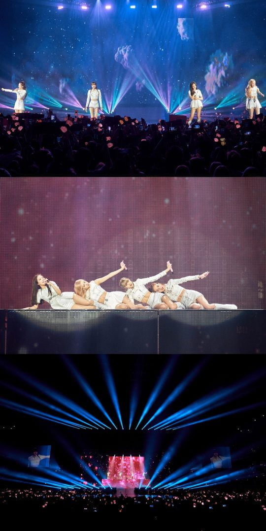 걸그룹 블랙핑크의 베를린 공연 모습./제공=YG엔터테인먼트