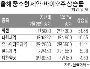 힘 빠진 대형 제약·바이오株…"중소형株에 눈돌려야"