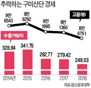 [단독] '가동률 꼴찌' 추락한 수출 메카…구미가 운다