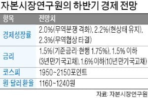 자본시장硏 "하반기 코스피 1950~2150 횡보"