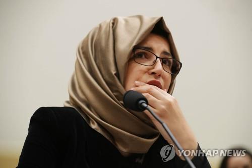 카슈끄지 약혼녀 "미국의 가치가 살해당한 것"…美에 조사촉구