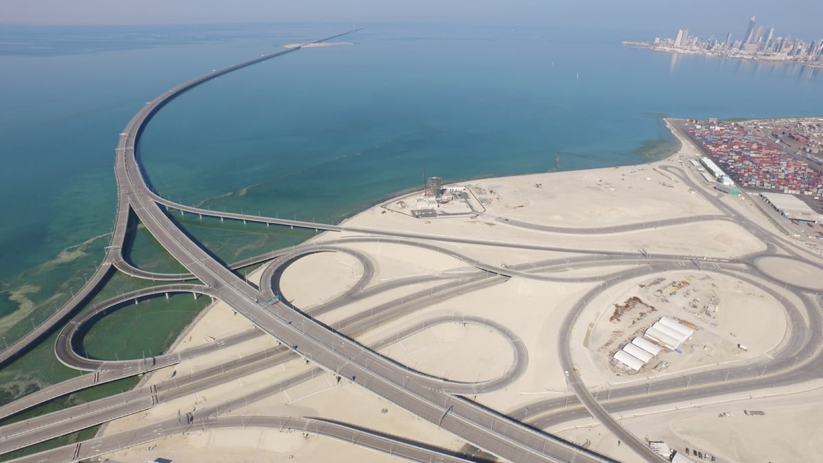 현대건설, 쿠웨이트 `셰이크 자베르 코즈웨이 해상교량` 준공
