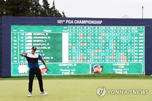 PGA챔피언십 2연패 켑카, 세계랭킹 1위로…강성훈은 7위