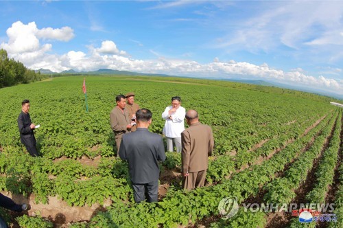 北, 자력갱생으로 식량난 돌파의지…"곡물 심을 새 땅 찾아라"