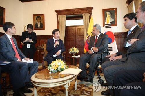 한·에콰도르, 교통 인프라·신재생에너지 협력 확대한다