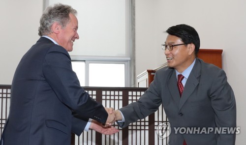 WFP사무총장 "한국 WFP통한 대북 식량지원 시 철저히 모니터링"