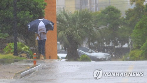 태풍급 폭풍우가 할퀸 남부지역…쓰러지고 무너지고