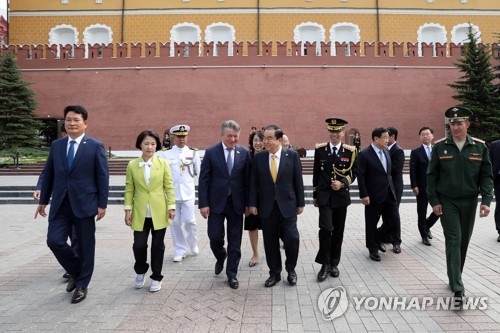 문의장, 러 하원의장 만나 "韓 평화, 모두의 이익…노력해달라"