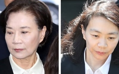 나란히 법정 선 한진家 모녀…"엄마가 잘못해서 미안해"