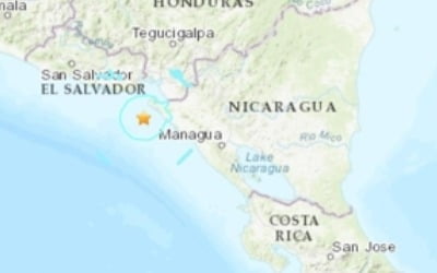 '불의고리' 니카라과서 규모 5.7 지진…엘살바도르 수도 '흔들'