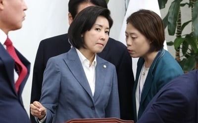 나경원, 당 산불대책회의 공무원 불참에 '격앙'…눈물도