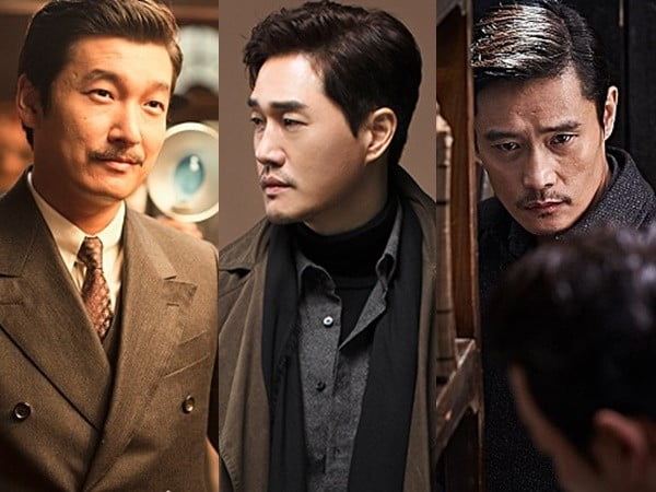 영화 '암살', MBC 토요드라마 '이몽', 영화 '밀정' 속 김원봉/사진=영화, 드라마 스틸