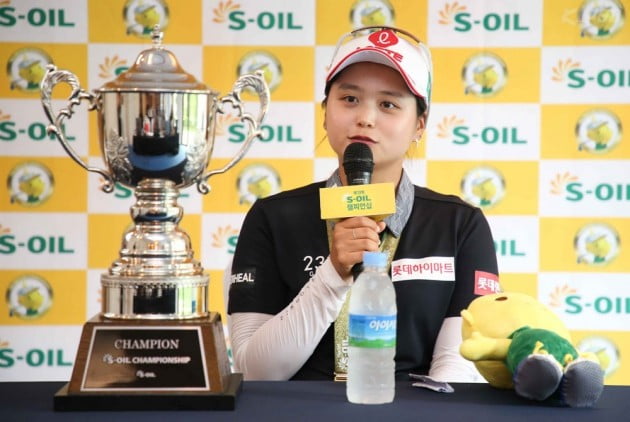 [포토] 우승 인터뷰하는 최혜진