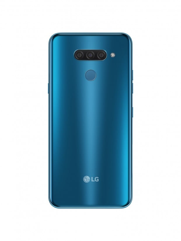 'LG X6' 뉴모로칸 블루 색상. 
