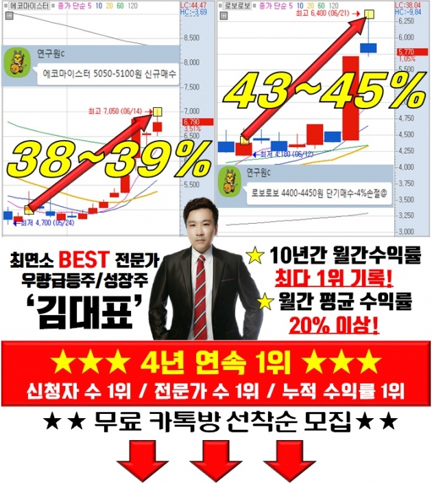 급등주 단 하루 무료공개!!