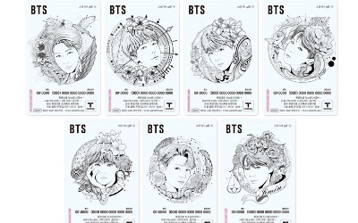 CU, '역대급 인기' 방탄소년단 일러스트 티머니 카드 단독 판매