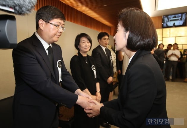 [포토] 이희호 여사 빈소 찾은 나경원 의원