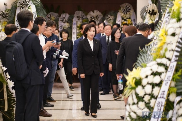 [포토] 이희호 여사 빈소 찾은 나경원 의원