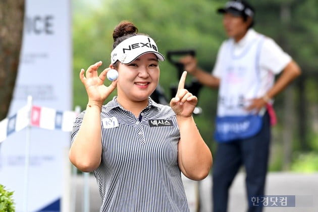 [비씨카드·한경 레이디스컵 2019] 박신영, '1라운드에서 홀인원 했어요'