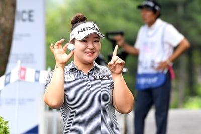 [비씨카드·한경 레이디스컵 2019] 박신영, '1라운드에서 홀인원 했어요'