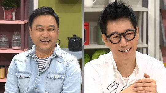 코미디언 김수용(왼쪽), 지석진. /제공=JTBC ‘냉장고를 부탁해’