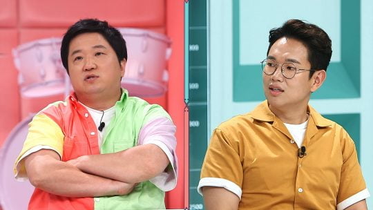 코미디언 정형돈(왼쪽), 방송인 장성규. / 제공=JTBC ‘취존생활’
