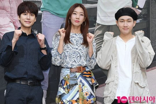 규현(왼쪽부터), 한혜진, 이용진